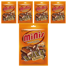 Aijia 愛加食品 MINIS小愛加 迷你牛奶花生可可, 5個, 232g