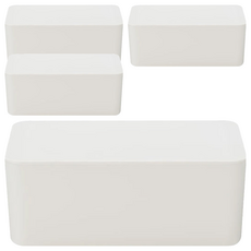 MUJI 無印良品 聚丙烯濕紙巾盒 19 x 12 x 7cm, 4個