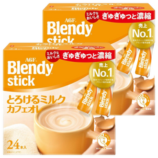 AGF Blendy 濃郁奶香咖啡歐蕾風味即溶飲品, 8.9g, 24條, 2盒