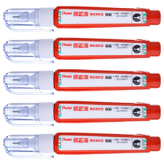 Pentel 飛龍文具 速乾型極細修正液 ZL113-WT, 5個, 4.2ml