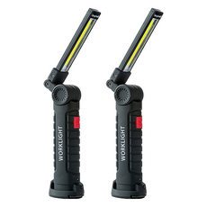 磁吸式可旋轉COB工作燈 便攜款, 2個