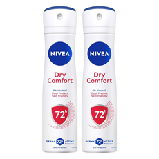 NIVEA 妮維雅 止汗爽身噴霧 乾適活力, 2個, 150ml