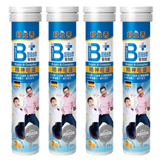 heilusan 好立善 超級B群發泡錠 柑橘葡萄柚口味, 20顆, 4罐