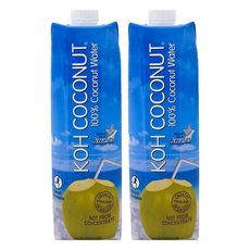 KOH COCONUT 酷椰嶼 100%椰子水, 1L, 2瓶, 2入