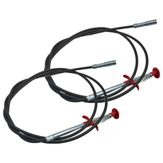 管道疏通器 04, 金屬 + 黑皮, 2個