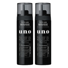 uno 強硬作風定型慕斯, 180g, 2個