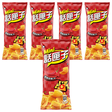 波卡 話匣子 Mini 勁爆香辣口味玉米片, 48g, 5個