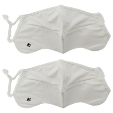 GOLOV.EJOy 冰絲防曬口罩 26g, 均碼, 白色, 2個