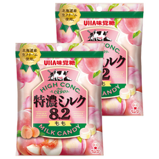 UHA 味覺糖 特濃牛奶糖 水蜜桃味, 49g, 2個