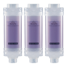 atojet 維他命沐浴過濾器, 3個, 薰衣草