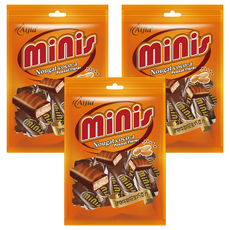 Aijia 愛加食品 MINIS小愛加 迷你牛奶花生可可, 3個, 232g