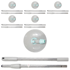 Queen Maru 不鏽鋼拖把桿, 6個