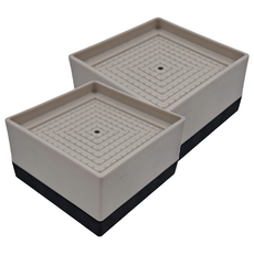 家具防滑墊高塊 Y339 基礎款 4個, 杏色, 2組