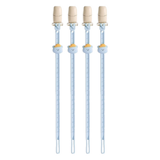 矽膠熊熊奶嘴鏈, 藍色熊熊, 4個