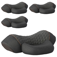 TIMLEI 頸椎專用睡眠枕, 經典灰 太空灰, 4個