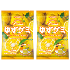 Kasugai 春日井 果汁軟糖 柚子味, 102g, 2個