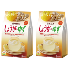 日東紅茶 香橙薑茶風味粉, 9.8g, 8個裝, 2套