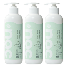 nac nac 初潤舒敏2合1洗髮沐浴精, 3個, 300ml