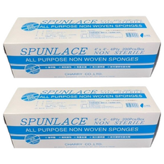 美容紗布 SGS認證 厚款 4吋 x 4吋 x 4PLY, 白色, 2盒