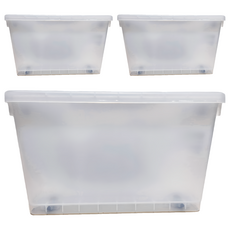 KEYWAY 聯府 印象 滑輪整理箱 60L, SPP-00032, 3個