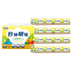 倍潔雅 秒抽瞬吸抽取式天然紙漿廚房紙巾 210 x 210mm, 3包, 32袋