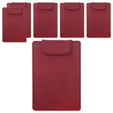 ABEL 力大牌 皮質簽帳夾 66253 130 x 90 x 4mm, 紅色, 6個