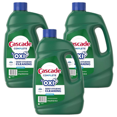 Cascade OXI 深層潔淨洗碗機專用洗碗精 清新香, 3個, 3540g