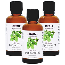 NOW Foods 純薄荷精油, peppermint, 59ml, 3瓶