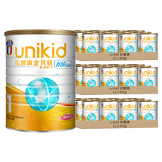 unikid 佑爾康 金貝親水解嬰兒配方 1號, 850g, 36罐