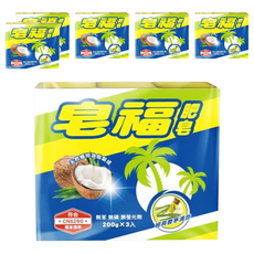 皂福 肥皂 經典香茅清香, 200g, 6個