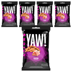 YAW 麵包脆條 煙燻培根口味, 50g, 5個