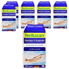 heilusan 好立善 純淨深海鮭魚油, 120顆, 700mg, 6罐