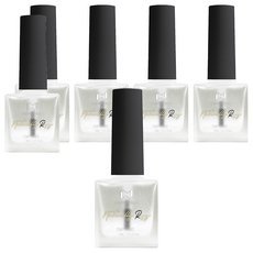 韓伊秀HANYIXUI 強韌指尖鑽石護甲油 透明色, 6個, 15ml