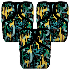 THIRSTIES 成長型 口袋式布尿布 有機棉 壓扣, Stand Tall, 3件