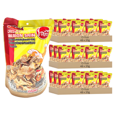 泰國 O-Yua 炸魚皮 酸辣風味, 20g, 144包