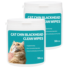 PET DAILY LAB 毛孩日常研究社 寵物黑下巴清潔濕巾, 2個, 50個裝