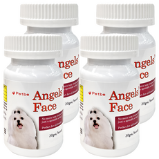 沛比 Angel's Face 淚痕口服粉 犬貓適用 AF-001 30g, 皮毛美白亮麗, 維生素A + 維生素C, 4瓶
