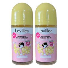 Lovillea 止汗滾珠 柔嫩粉香, 2個, 50ml