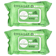 銀離子抑菌純水濕紙巾 690WT-90 20 x 15cm 690g, 80張, 2包