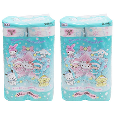 maRUTOmi 丸富製紙 捲筒衛生紙 冬季款 三麗鷗家族, 25m, 2個, 12捲