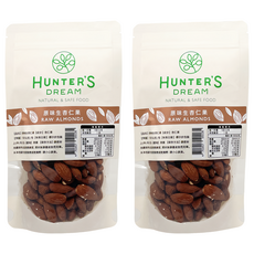HUNTER'S DREAM 獵人谷之夢 無調味低溫烘烤杏仁果, 2包, 100g