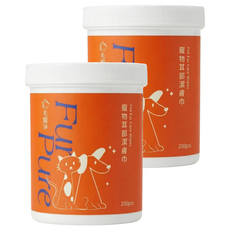 FurPure 毛寵淨 寵物耳部潔膚巾, 2個, 200個裝