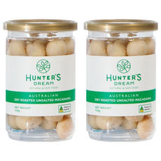 HUNTER'S DREAM 獵人谷之夢 澳洲低溫烘烤無調味夏威夷果, 2個, 150g