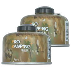 PRO KAMPING 領航家 高山瓦斯罐 PK-110, 110g, 2罐