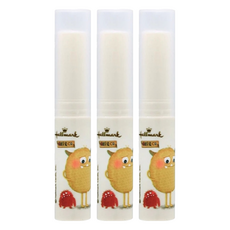 Hallmark 水潤潤兒童保濕潤唇膏, 牛奶香, 3g, 3支