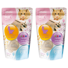 PetBest 淨吸柔護抗菌鼠用便便砂, 600g, 2包