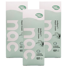 nac nac 初潤舒敏屁屁修護霜, 3個, 60ml