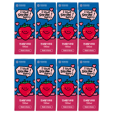 延世大學 草莓風味保久調味乳, 190ml, 8個