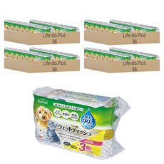 Life-do.Plus 99%純淨水寵物濕紙巾, 80張, 144包