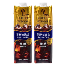KEY 微糖咖啡飲, 1L, 2瓶